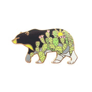 Cactus Black Bear Pin - Oh Plesiosaur