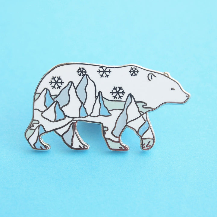 Polar Bear Pin - Oh Plesiosaur