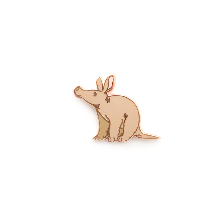 Mini Aardvark Pin - Oh Plesiosaur