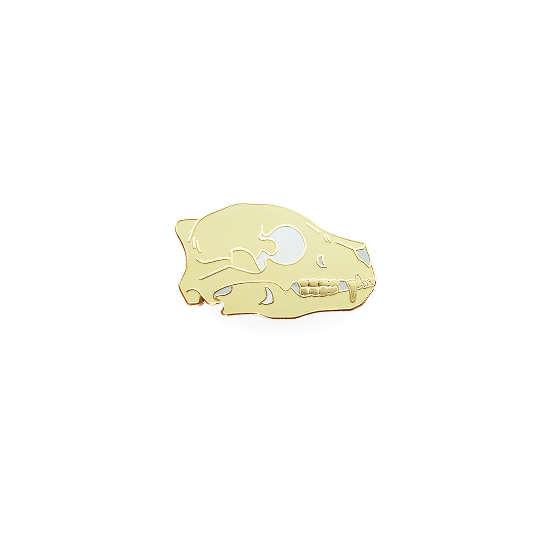 Black Bear Skull Pin - Oh Plesiosaur