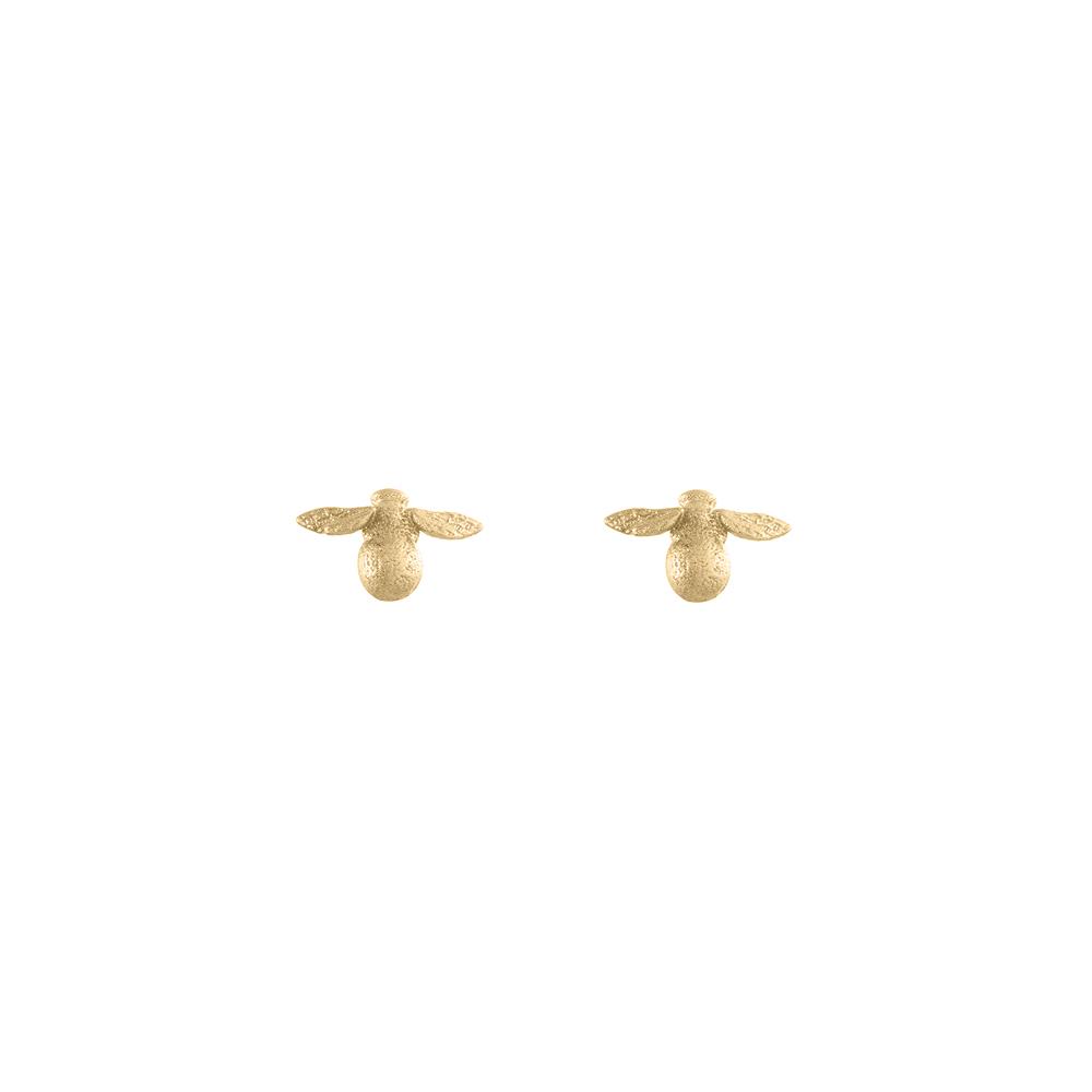 Gold Bee Studs