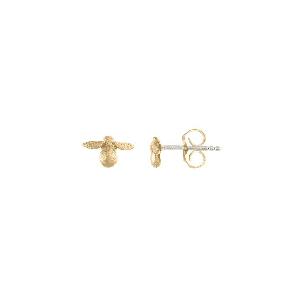 Gold Bee Studs