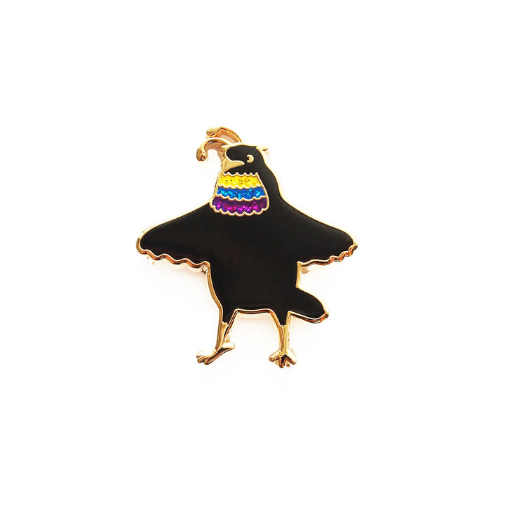 Parotia Bird-of-paradise Pin - Oh Plesiosaur