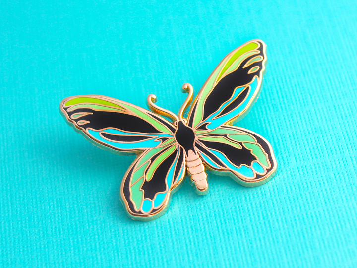 Queen Alexandra's Birdwing Pin - Oh Plesiosaur