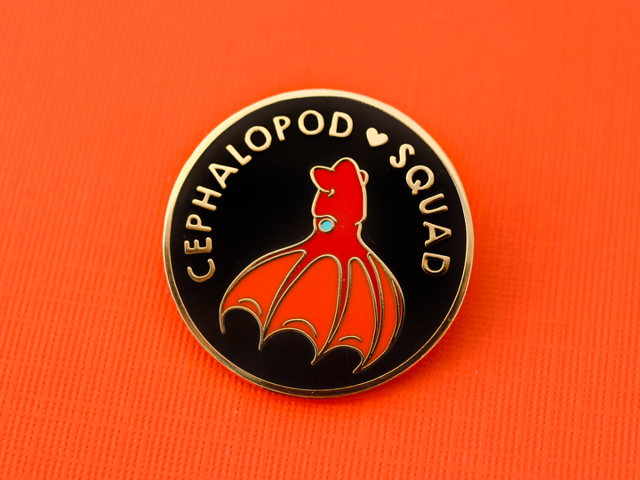 Cephalopod Squad Pin - Oh Plesiosaur