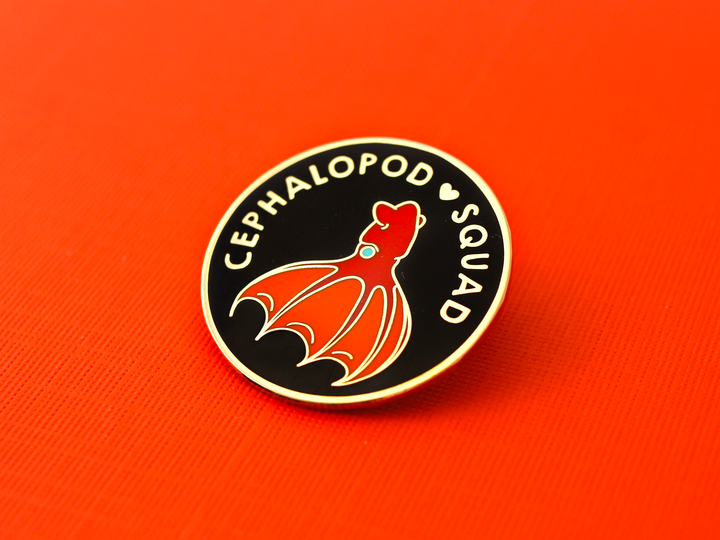 Cephalopod Squad Pin - Oh Plesiosaur