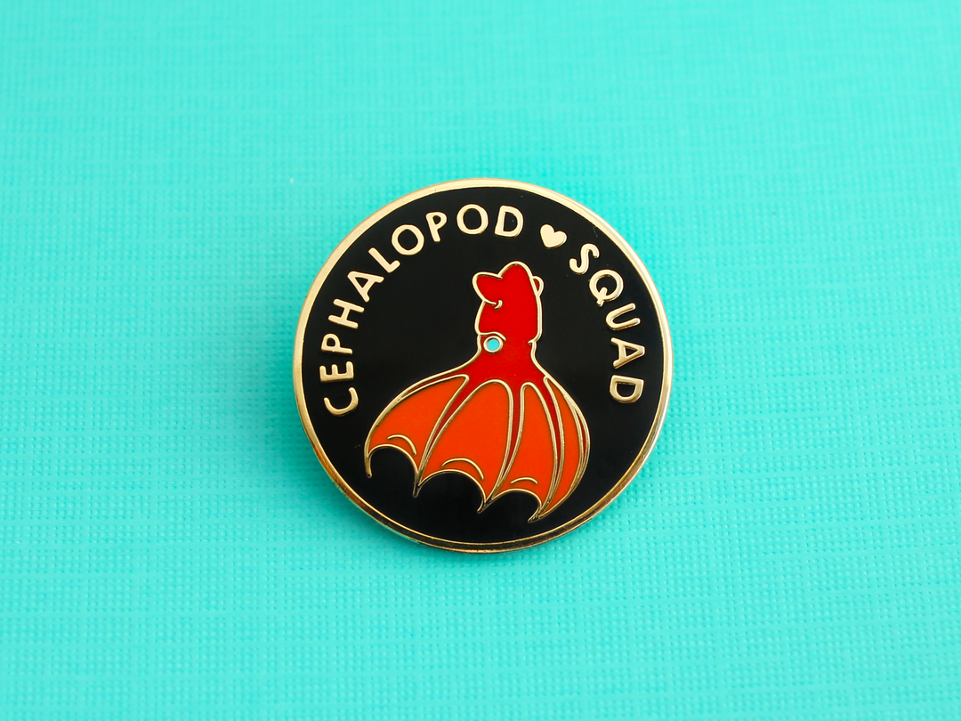 Cephalopod Squad Pin - Oh Plesiosaur