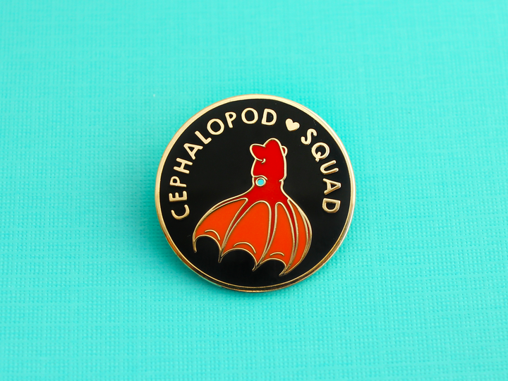 Cephalopod Squad Pin - Oh Plesiosaur