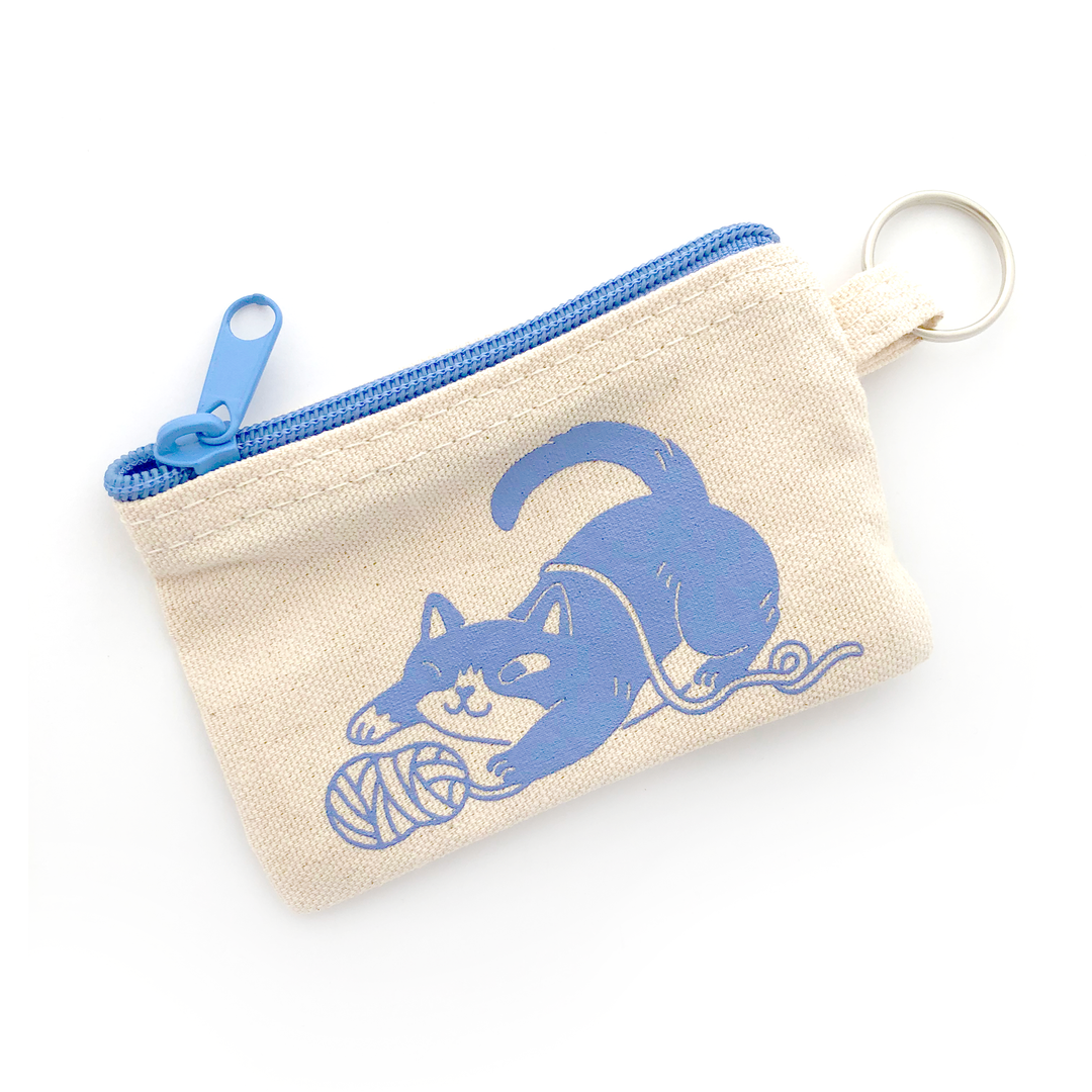 Yarn Cat Coin Pouch - Oh Plesiosaur