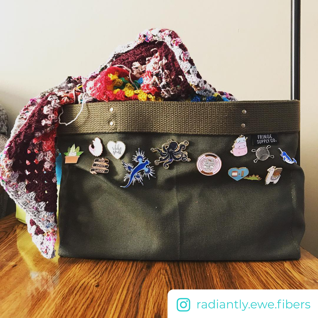 Glitter Octopus Pin - Oh Plesiosaur