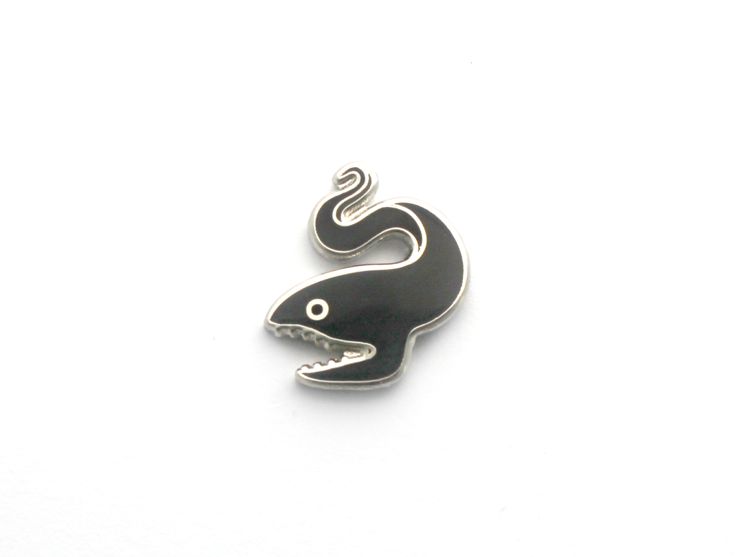 Mini Gulper Eel Pin - Oh Plesiosaur