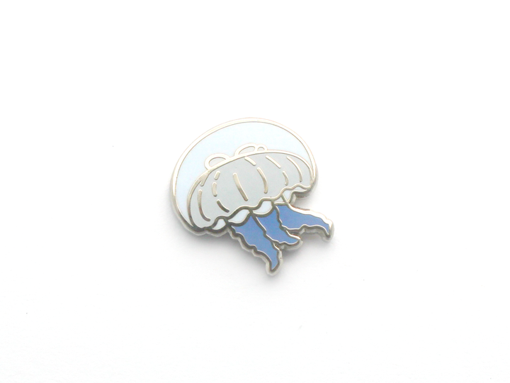 Mini Moon Jelly Pin - Oh Plesiosaur