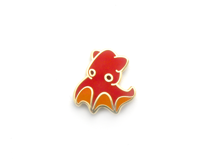 Mini Vampire Squid Pin - Oh Plesiosaur