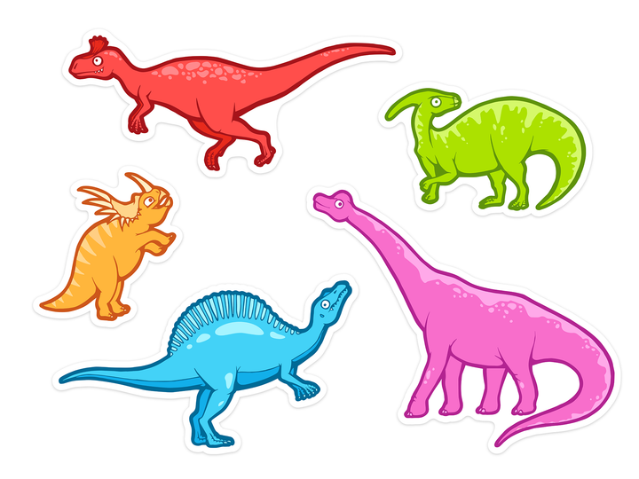 Dinosaur Sticker Pack - Oh Plesiosaur