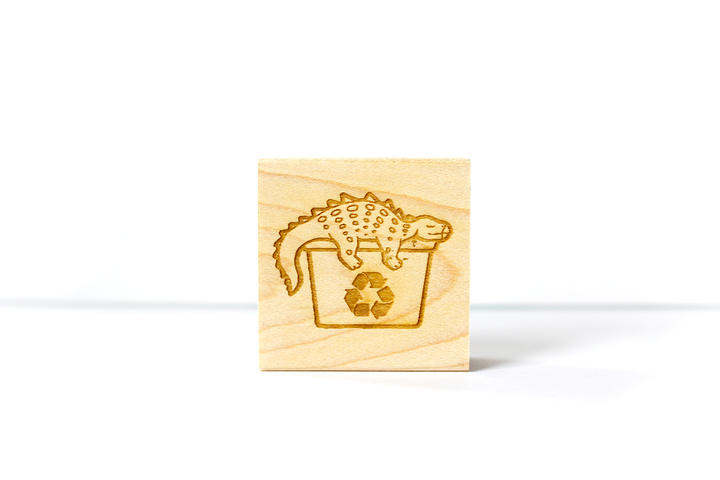 Dinosaur Stamp - Oh Plesiosaur