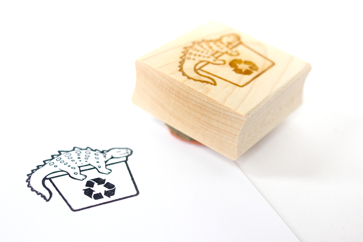 Dinosaur Stamp - Oh Plesiosaur