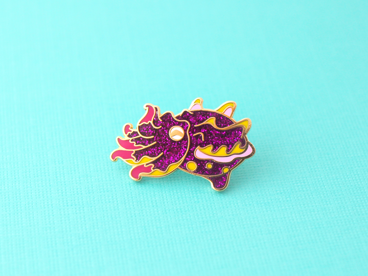 Flamboyant Cuttlefish Pin - Oh Plesiosaur