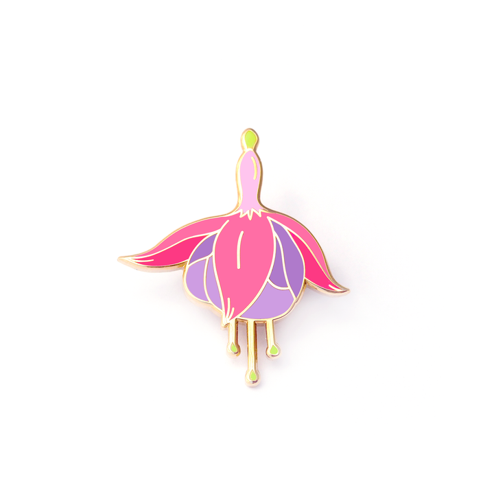 Fuchsia Pin - Oh Plesiosaur