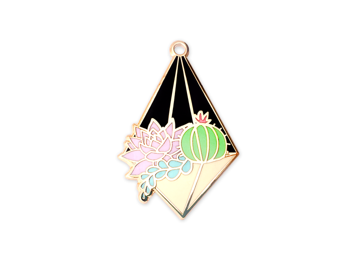 Hanging Terrarium Pin - Night - Oh Plesiosaur