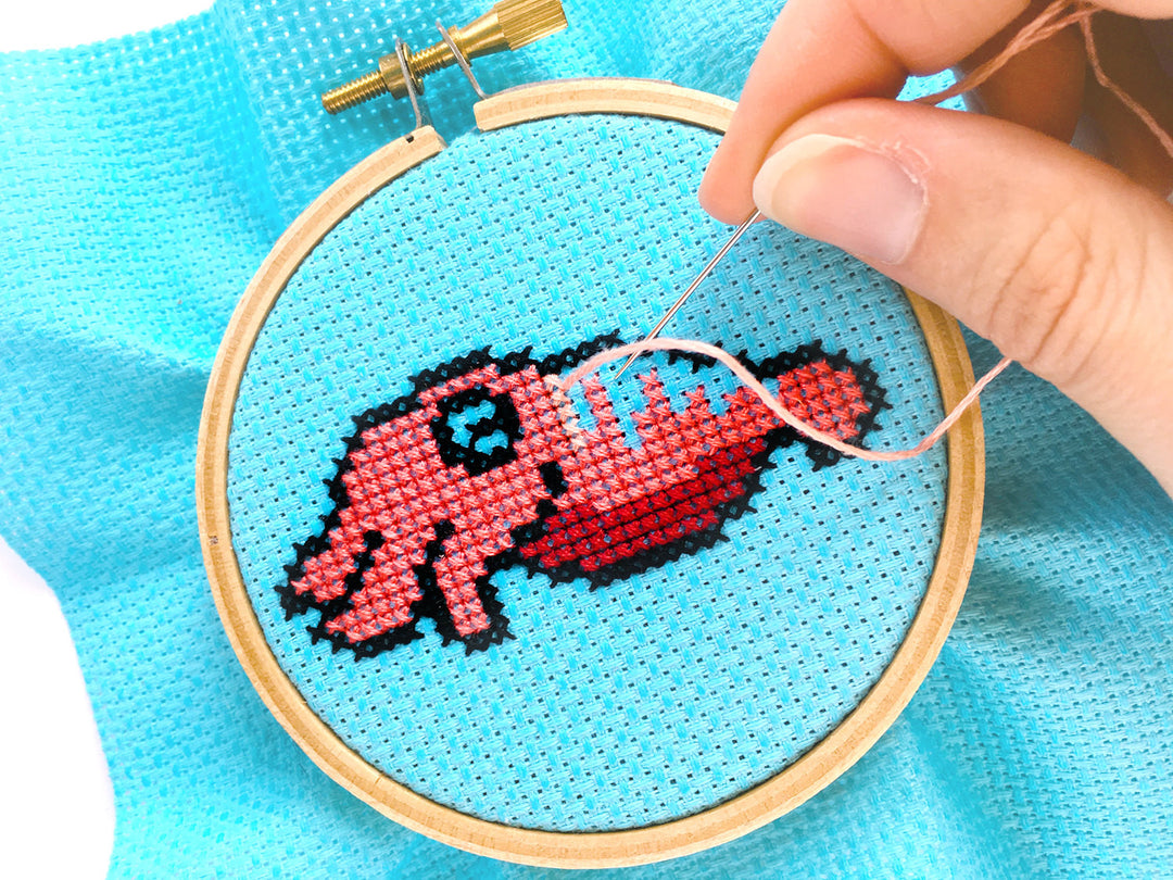 Cuttlefish Cross Stitch Pattern - Oh Plesiosaur