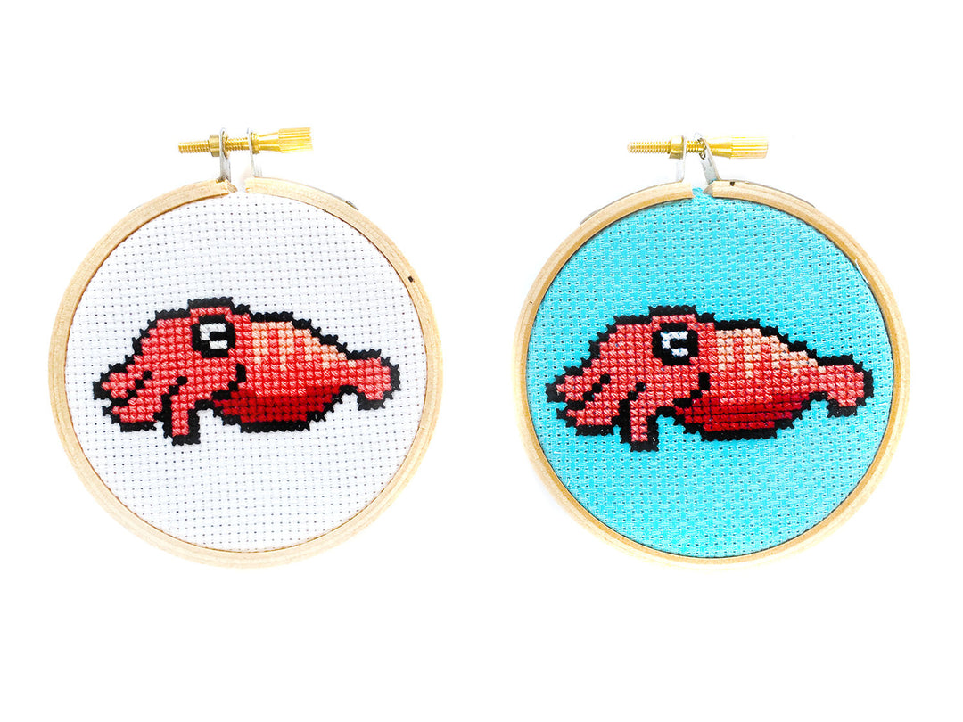 Cuttlefish Cross Stitch Pattern - Oh Plesiosaur