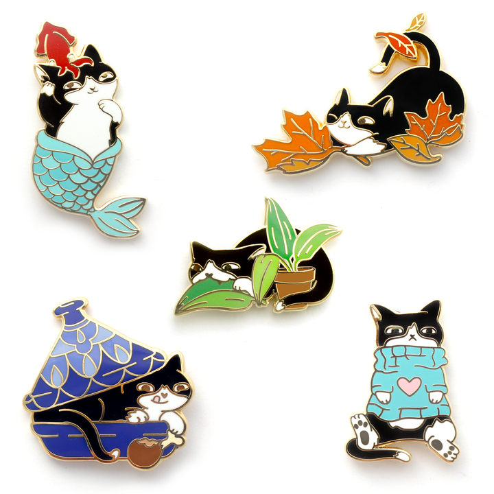Loki Pin - Fall Foliage - Oh Plesiosaur