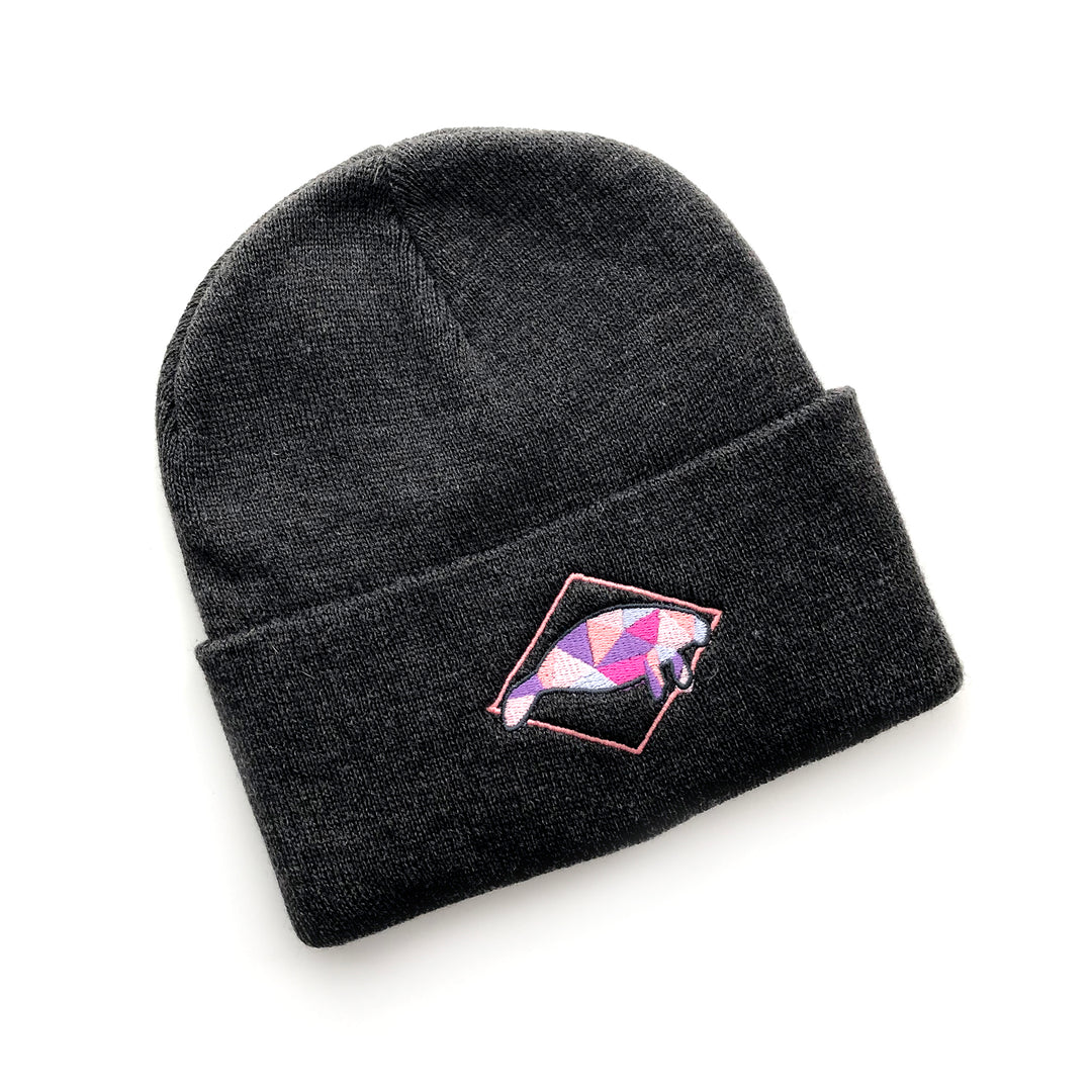 Manatee Beanie - Pink - Oh Plesiosaur