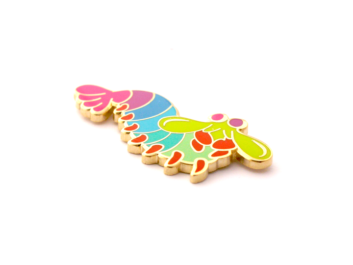 Mantis Shrimp Pin - Oh Plesiosaur