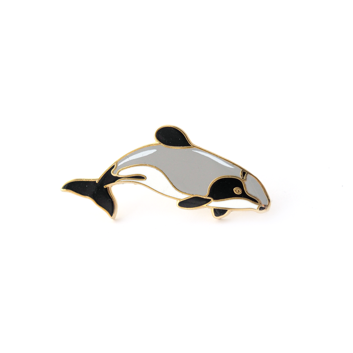 Māui Dolphin Pin - Oh Plesiosaur