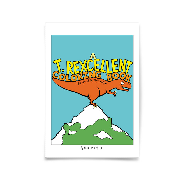A T. Rexcellent Coloring Book - Mini Version - Oh Plesiosaur