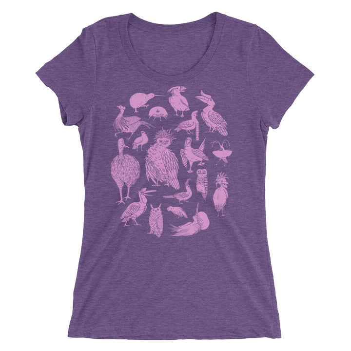 Dignified Birds Fitted Tee