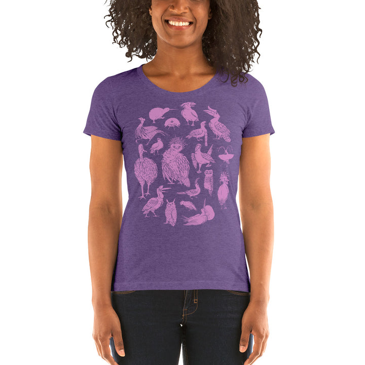 Dignified Birds Fitted Tee