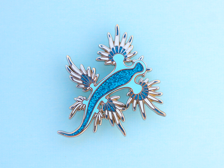 Nudibranch Pin - Oh Plesiosaur