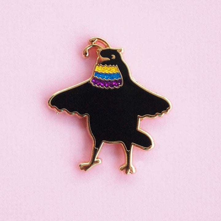 Parotia Bird-of-paradise Pin - Oh Plesiosaur