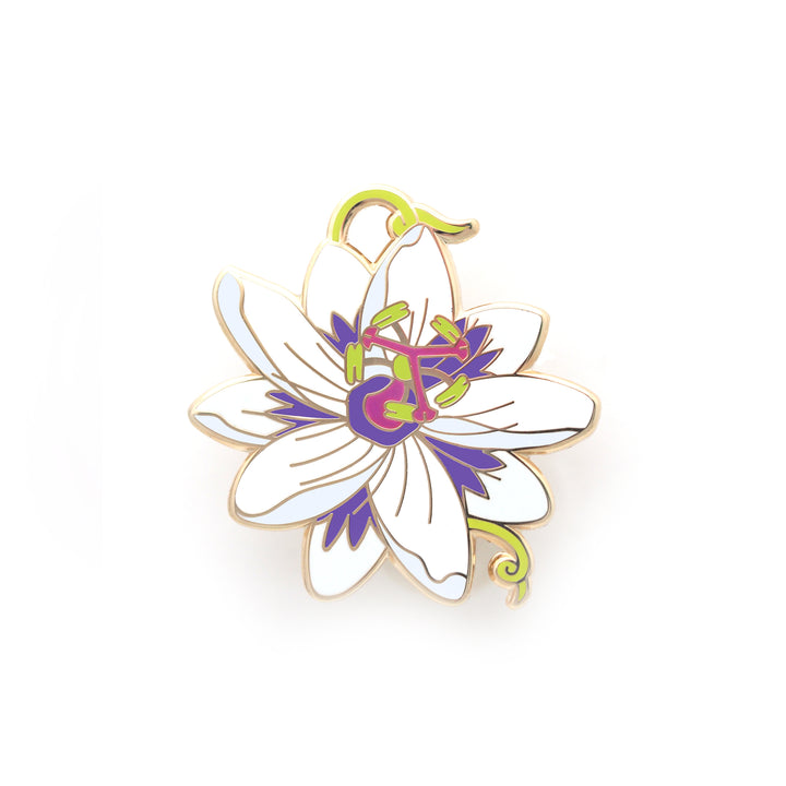 Passionflower Pin - Oh Plesiosaur