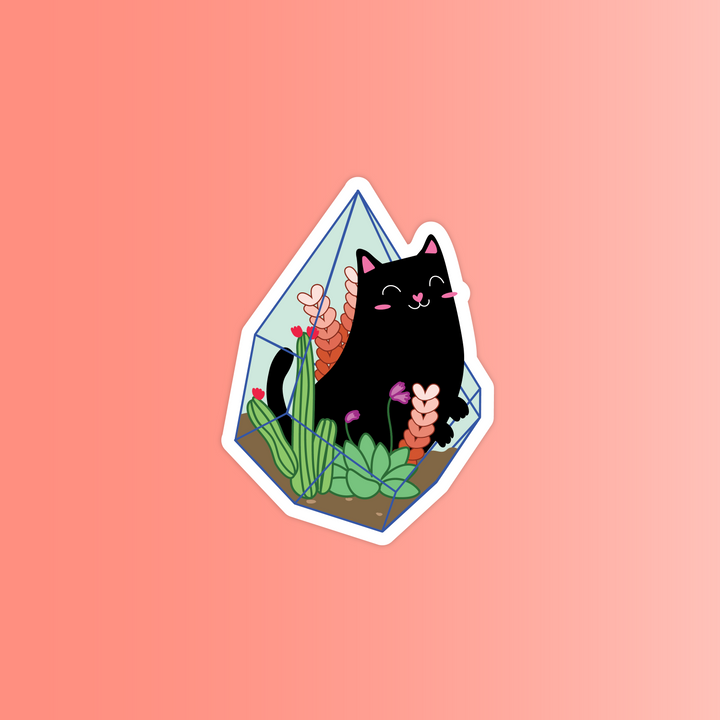 Plant & Cats Sticker Pack - Oh Plesiosaur