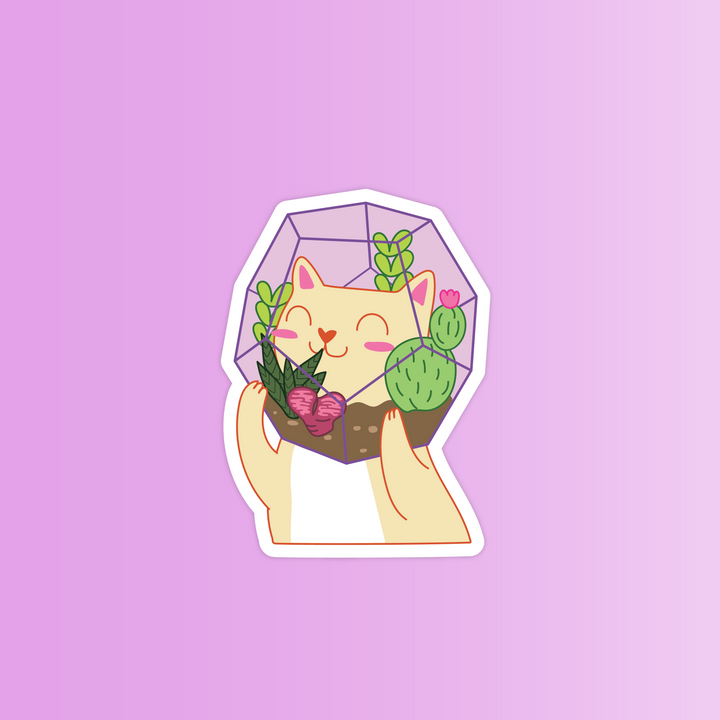 Plant & Cats Sticker Pack - Oh Plesiosaur