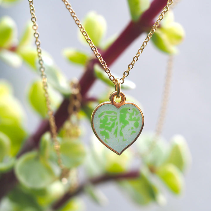 Satin Pothos Necklace