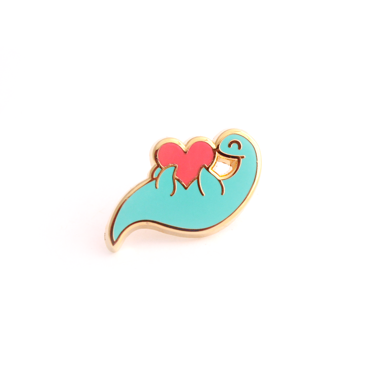 Plesiosaur Pin - Oh Plesiosaur