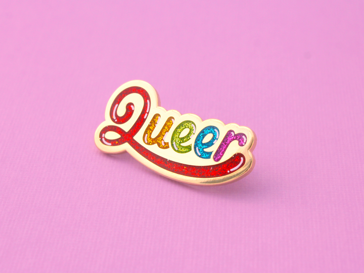 Queer Pin - Glitter - Oh Plesiosaur