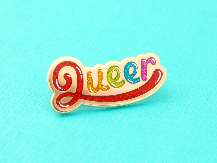 Queer Pin - Glitter - Oh Plesiosaur