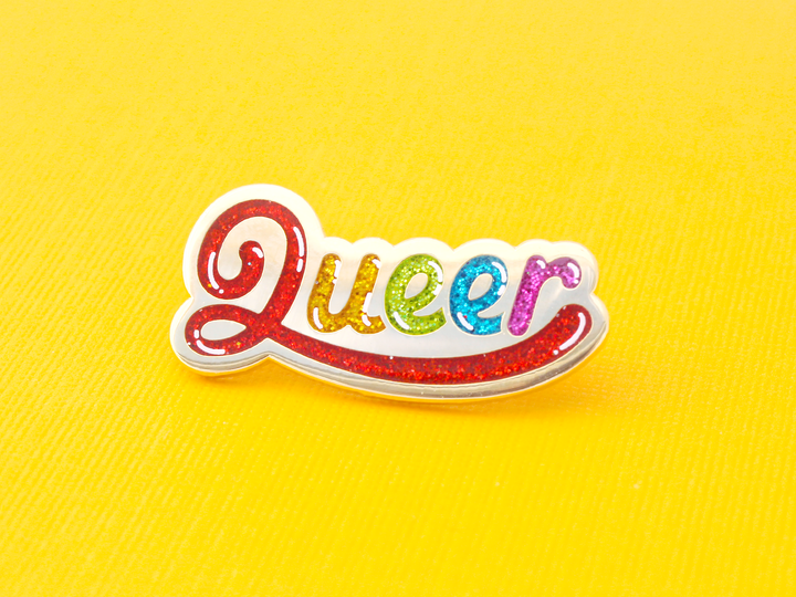 Queer Pin - Glitter - Oh Plesiosaur