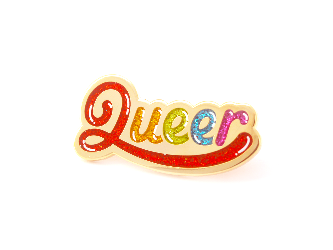 Queer Pin - Glitter - Oh Plesiosaur