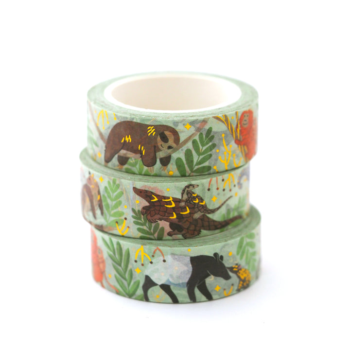 Rainforest Washi Tape - Oh Plesiosaur