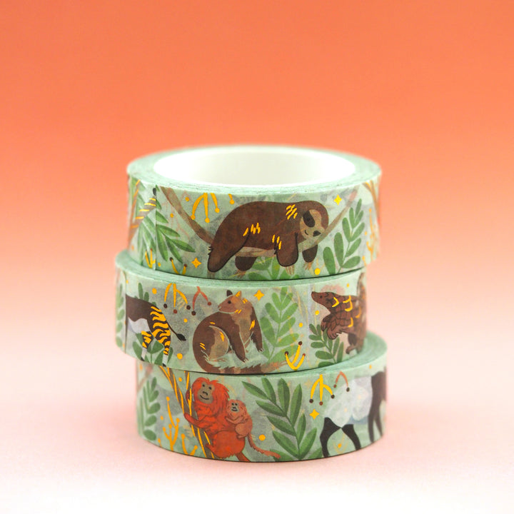 Rainforest Washi Tape - Oh Plesiosaur