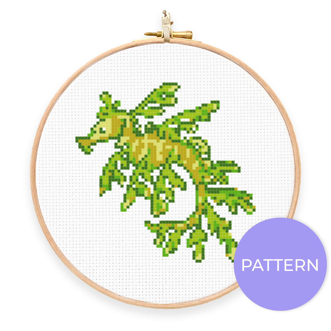 Seadragon Cross Stitch Pattern - Oh Plesiosaur