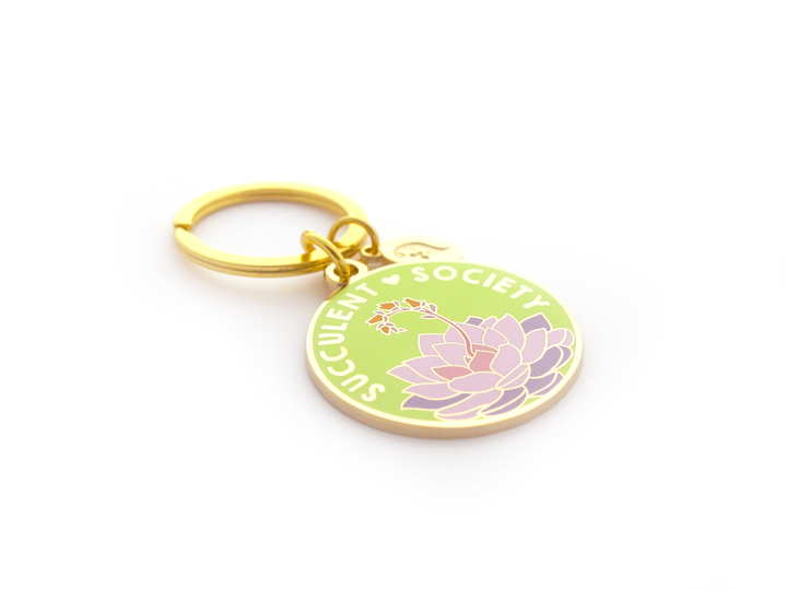 Succulent Society Keychain - Oh Plesiosaur