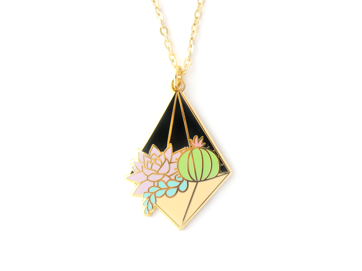 Night Terrarium Necklace - Oh Plesiosaur