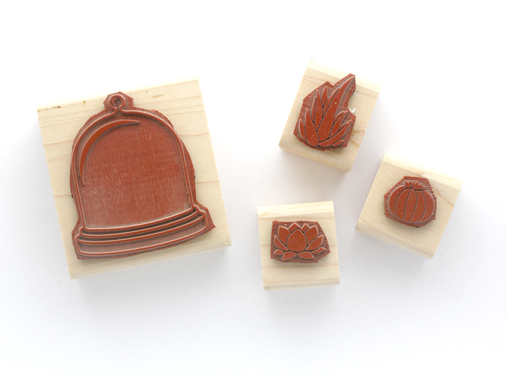 Succulent Terrarium Stamp Set - Oh Plesiosaur