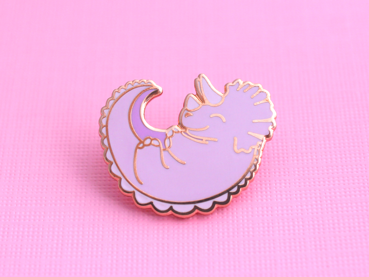Triceratops Pin - Oh Plesiosaur